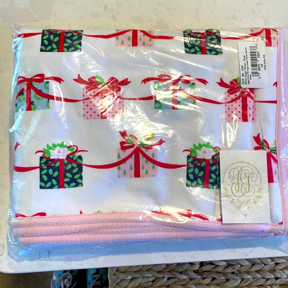 NWT TBBC EDIAG Christmas Silent Night Throw.